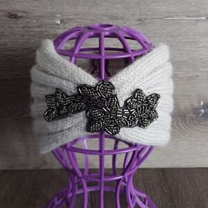 World Market Beaded Headband Ear Warmer